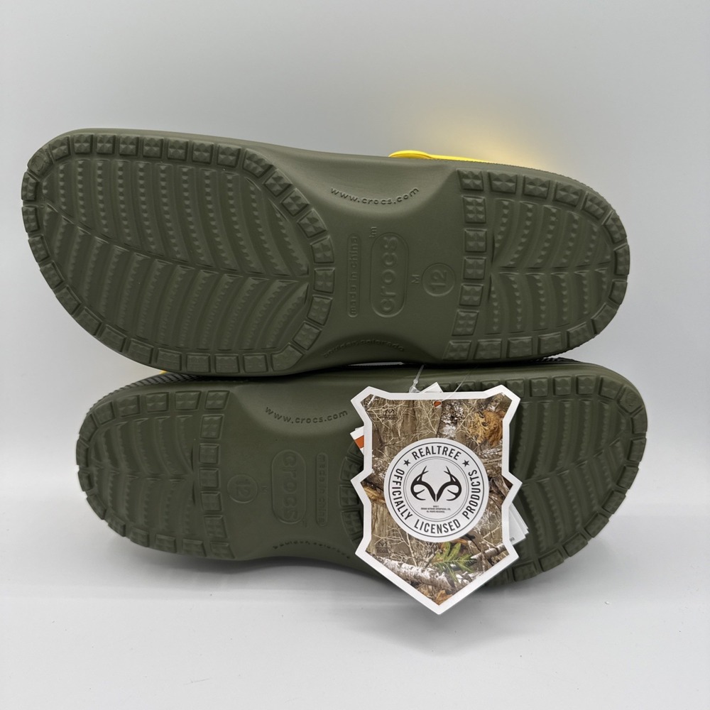 Crocs Classic US Army Clogs Men's 13 Army Green New w/ Bag Military Style - Picture 7 of 7